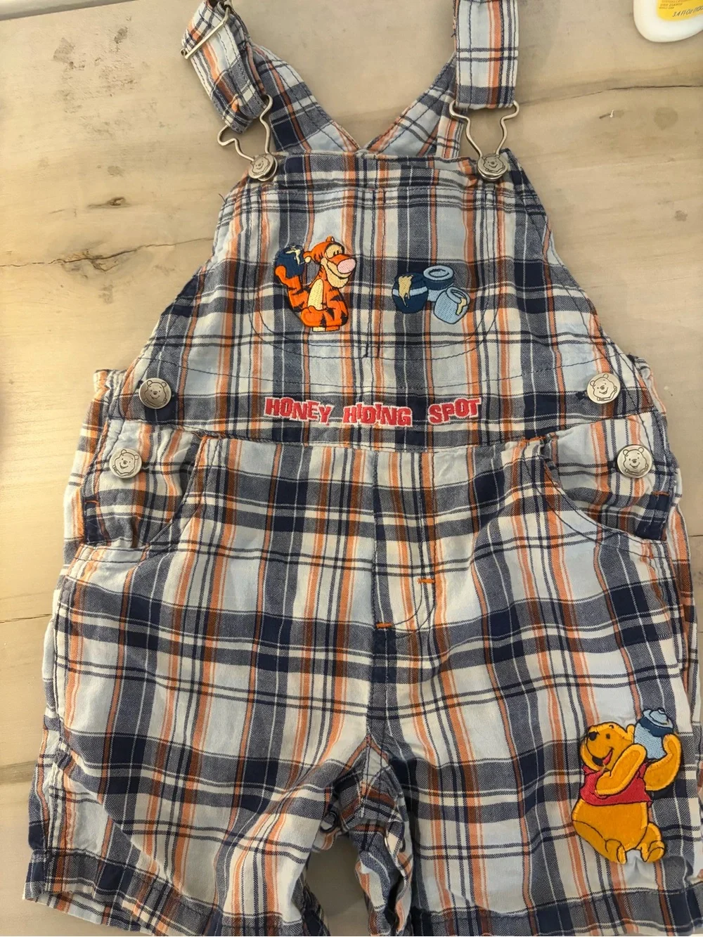 Elmo Denim Shortalls - Blue Kids Overalls